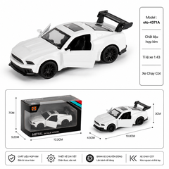 Mô Hình xe Oto đua hợp kim , tỉ lệ 1:43 - Dài 10.8cm - rộng 4.5cm - cao 2.6cm - SKU : oto-4371A - Vat ( 003-01-20 )