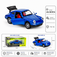 Mô Hình xe mercedes và Porsche , tỉ lệ 1:36 - Dài 12.2cm - rộng 5.3cm - cao 4.5cm - SKU : oto-36181A - ( Vat : 003-01-35 )