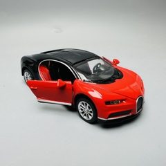 Mô Hình xe Bugati đen đỏ tỉ lệ 1:32 Hợp kim có thể mở cửa - bánh sau chạy cót - Dài 12.5cm - rộng 6cm - cao 3cm nặng : 200gram - FULL BOX : box màu SKU : oto206 - K68-T2-S2