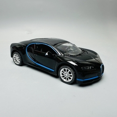 Mô Hình xe Bugati đen viền xanh tỉ lệ 1:32 Hợp kim có thể mở cửa - bánh sau chạy cót - Dài 12.5cm - rộng 6cm - cao 3cm nặng : 200gram - FULL BOX : box màu SKU : oto207 N3-K10-T3-S2