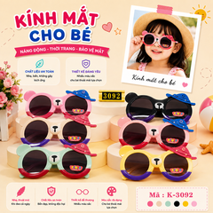 Kính mắt trẻ em dễ thương - SKU :  K-3092 - (VAT: 2012-01-6) - K1-T4-S12