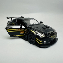 Mô Hình Nissan xe đua đen tỉ lệ 1:24 Hợp kim có thể mở cửa - bánh sau chạy cót - Dài 20.5cm - rộng 9cm - cao 6cm - nặng : 1000gram - FULL BOX : box màu SKU : oto286 N3-K12-T2-S4