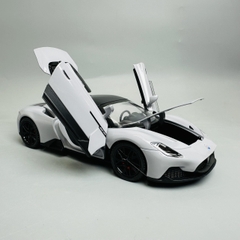 Mô Hình xe maserati xám tỉ lệ 1:22 Hợp kim có thể mở cửa - bánh sau chạy cót - Dài 21cm - rộng 9cm - cao 5cm - nặng : 800gram - FULL BOX : box màu SKU : oto289 - N3-K7-T4-S3