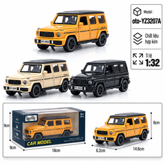 Mô Hình xe oto Mercedes-Benz G-Class hợp kim , tỉ lệ 1:32 - Dài 14.6cm - rộng 6.2cm - cao 6cm - SKU : oto-YZ3207A -( Vat : 103-01-80 )