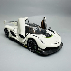 Mô Hình xe koenigsegg trắng tỉ lệ 1:24 Hợp kim có thể mở cửa - bánh sau chạy cót - Dài 21cm - rộng 10cm - cao 5cm - nặng : 800gram - FULL BOX : box màu SKU : oto279 - N3-K8-T1-S2