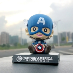 Mô Hình đồ chơi -  Captain baby Lắc Đầu - Avengers - Bộ lắc đầu - Có Hộp Đẹp - N3-K24-T1-S2
