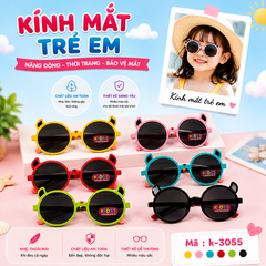 Kính mắt trẻ em dễ thương - SKU :  K-3055 - (VAT: 2012-01-6) - K1-T3-S8