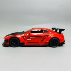 Mô Hình Nissan xe đua đỏ tỉ lệ 1:24 Hợp kim có thể mở cửa - bánh sau chạy cót - Dài 20.5cm - rộng 9cm - cao 6cm - nặng : 1000gram - FULL BOX : box màu SKU : oto285 - K66-T5-S5