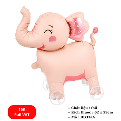 Bóng bay dễ thương có bánh xe dắt bộ cho bé - SKU: BB33aA - (VAT: 011-07-9*) - K3-T1-S5
