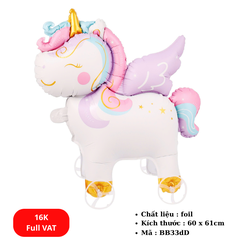 Bóng bay dễ thương có bánh xe dắt bộ cho bé - SKU: BB33dD - (VAT: 011-07-9*) - K3-T1-S8