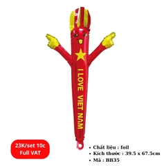 Set 10 Bóng bay cầm tay - SKU : BB35 - (VAT: 011-02-15) - K17-T1-S10
