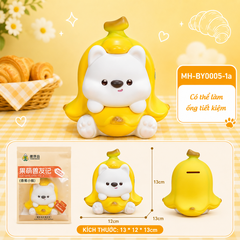 Mô Hình Các Con Vật Cosplay Trái Chuối Size Nhỏ  KT 13*12*13cm- SKU : MH-BY0005-1  - (VAT: MH002)