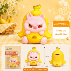 Mô Hình Các Con Vật Cosplay Trái Chuối Size Nhỏ  KT 13*12*13cm- SKU : MH-BY0005-1  - (VAT: MH002)
