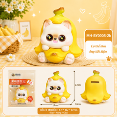 Mô Hình Các Con Vật Cosplay Trái Chuối Size Nhỡ KT 17*16*17cm - SKU : MH-BY0005-2 - (VAT: MH003)