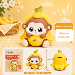 Mô Hình Các Con Vật Cosplay Trái Chuối Size Nhỡ KT 17*16*17cm - SKU : MH-BY0005-2 - (VAT: MH003)