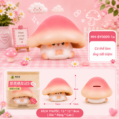 Mô Hình Các Con Vật Cosplay Cây Nấm Size Nhỏ KT 13*12*8cm  - SKU : MH-BY0009-1 - (VAT: MH001)