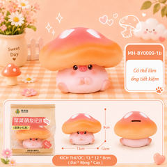 Mô Hình Các Con Vật Cosplay Cây Nấm Size Nhỏ KT 13*12*8cm  - SKU : MH-BY0009-1 - (VAT: MH001)