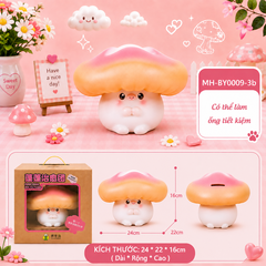 Mô Hình Các Con Vật Cosplay Cây Nấm Size Lớn KT 24*22*16cm - SKU : MH-BY0009-3 - (VAT: 002-09-110)