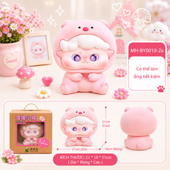 Mô Hình Các Con Vật Cosplay Hình Thú Dễ Thương Size Nhỡ KT 21*16*21cm- SKU : MH-BY0010-2 - (VAT: 002-09-90)