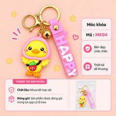 Móc khóa hình con gà - SKU: mk04 - (VAT: MK001-5)