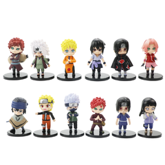 Mô hình đồ chơi - Combo 12 nhân vật Naruto Sasuke Sakura Gaara Itachi Kakashi Hinata Jiraira ... - Naruto - No Box -K21-T2-S3