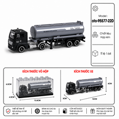 Xe Bồn chở nước - chất liệu hợp kim - tỉ lệ 1:64 - SKU : oto-95577-22D ( VAT : 103-01-25 ) - K154-T2-S2