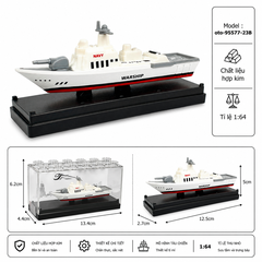 Mô Hình Tàu Hải Quân tỉ lệ 1:64 chất liệu hợp kim - SKU : oto-95577-23B ( Vat : 103-05-20 !!! )