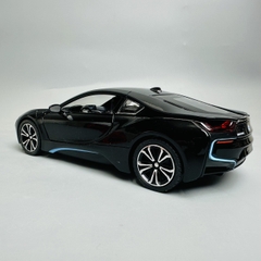 Mô Hình xe bmw i8 màu đen tỉ lệ 1:22 Hợp kim có thể mở cửa - bánh sau chạy cót - Dài 21cm - rộng 9cm - cao 5cm - nặng : 800gram - FULL BOX : box màu SKU : oto293 - N3-K8-T3-S4