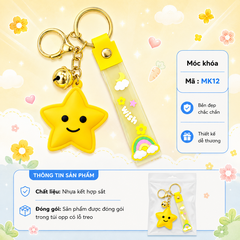 Móc khóa hình ngôi sao - SKU : mk12 - (VAT: MK001-5) - K76-T4-S6