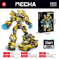 Đồ Chơi Lắp Ghép Lego ( 2 in 1 ) Oto và Robot BumbleBee - 441 hạt - Full Box - Sku : LG-C5237 ( VAT 001-21-25 ) K131- T1-S14