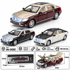 Xe thể thao tỉ lệ 1:24 - chất liệu bằng hợp kim - Có đèn và âm thanh Tính năng mở full cửa - SKU : oto-24302 ( VAT : 103-01-190 )