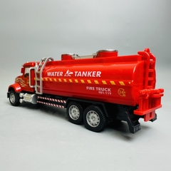 Mô Hình xe chở nước cứu hỏa tỉ lệ 1:24 Hợp kim có thể mở cửa - bánh sau chạy cót - Dài 25cm - rộng 7cm - cao 10cm - nặng : 500gram - FULL BOX : box màu SKU : oto274 -