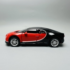 Mô Hình xe Bugati đen đỏ tỉ lệ 1:32 Hợp kim có thể mở cửa - bánh sau chạy cót - Dài 12.5cm - rộng 6cm - cao 3cm nặng : 200gram - FULL BOX : box màu SKU : oto206 - K68-T2-S2