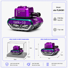 Mô hình xe tăng bằng thép hợp kim - SKU: oto-TL84381 - (VAT: 103-06a-30 ) - K153-T2-S16