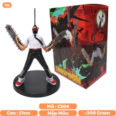Mô Hình Chainsaw Man siêu ngầu - cao 17cm nặng 300g - Figure Chainsaw Man - có vỏ hộp màu
