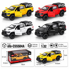 Xe thể thao nhiều màu sắc chất liệu hợp kim , Có Đèn và Âm Thanh , tỉ lệ 1:32 : SKU : oto-C55504A ( Vat : 103-01-60 )
