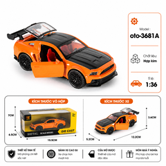 Xe thể thao nhiều màu sắc  , chất liệu hợp kim , tỉ lệ 1:36 - SKU : oto-3681A ( Vat : 103-01-35 )