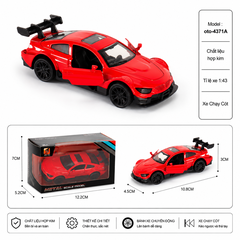 Mô Hình xe Oto đua hợp kim , tỉ lệ 1:43 - Dài 10.8cm - rộng 4.5cm - cao 2.6cm - SKU : oto-4371A - Vat ( 003-01-20 )