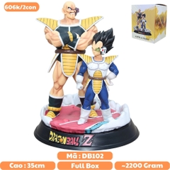 Mô Hình DragonBall --- Nappa và Vegeta thăm dò trái đất - Cao 35cm - rộng 27cm - nặng 2kg2 - Figure DragonBall - Có Hộp màu - N3-T5