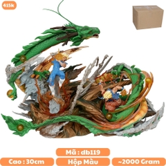 Hàng Loại 2 - Mô Hình DragonBall Goku đại chiến Vegeta siêu đẹp . Cao 30cm - nặng 2kg - rộng 33cm + box bìa - Figure DragonBall - Có Hộp màu N1-K53-T5-S3