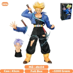 Mô Hình DragonBall Trunks  chiến đấu - Cao 43cm - nặng 3kg2 - Phụ kiện : 1 tay thay thế + 1 đầu thay thế + 1 đế đỡ đầu - Figure DragonBall - Hộp Carton - N1-K37-T4-S1