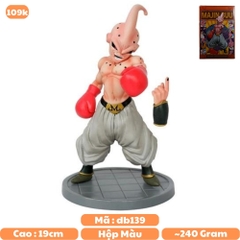 Mô hình DragonBall Majinbuu gầy Boxing - Cao 19cm - nặng 240gram - Phụ kiện đi kèm : 1 tay thay thế - Dragon Ball - Có Hộp màu - K8-T1-S12