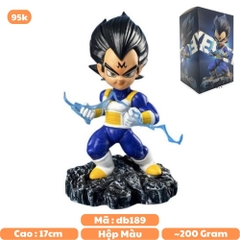 Mô Hình Dragon Ball Vegeta Majin Chibi - Cao 17cm - nặng 200gram - Figure DragonBall - Có Hộp Màu - N1-K24-T3-S1