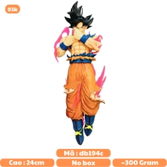 Mô Hình Dragon Ball Songoku vô cực tóc đen cởi trần - Cao 24cm - Nặng 300gram - Figure DragonBall - No box - N1-K37-T1-S10