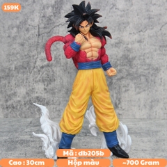 Mô Hình Songoku SSJ4 Tóc Đen dáng đứng - Cao 30cm - Nặng 700gram - Có Box màu - Figure anime Dragon ball - K7-T1-S4 (A-2)