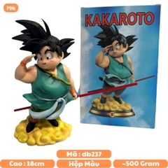 Mô hình DragonBall Goku Béo Chào tạm biệt - Cao 18cm - nặng 500gram - Dragon Ball - Full Box - N1-K55-T4-S1