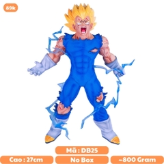 Mô Hình Dragon Ball Vegeta nổi giận có hiệu ứng tia sét đẹp , cao 27cm - Figure DragonBall - No box  - K6-T2-S6