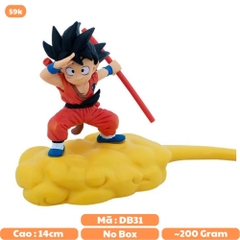 Mô Hình DragonBall Songoku cân đẩu vân cao 14cm , figure DragonBall , No box
