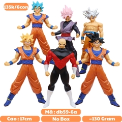 Mô hình DragonBall combo 6 mẫu dragonball bản A cao 17cm - Bản Bộ  - Dragon Ball - No Box J-Z-X-L-N-M