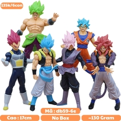 Mô hình DragonBall combo 6 mẫu dragonball bản E cao 17cm - Bản Bộ  - Dragon Ball - No Box F-L-N-A-D-C